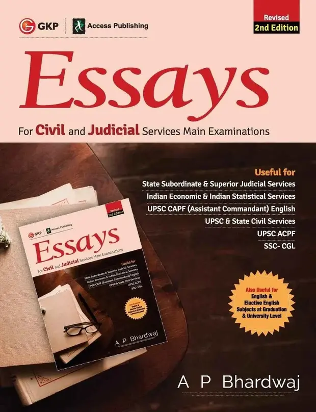 UPSC 2026: Essays for Civil and Judicial Services | For UPSC & State Civil Services Mains Exam | 2nd Edition | By AP Bhardwaj