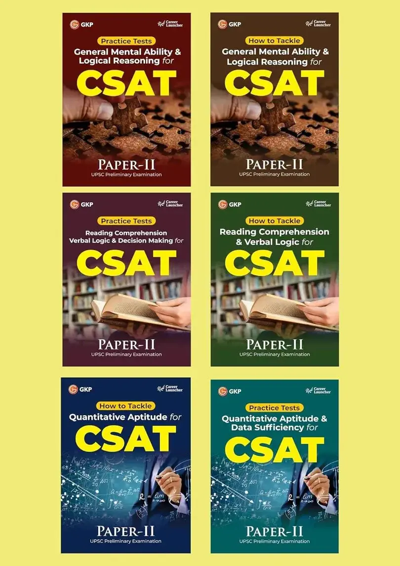 UPSC 2026: CSAT Paper-2 - Practice Tests & How to Tackle Guide (Set of 6) | Quantitative Aptitude, Data Sufficiency