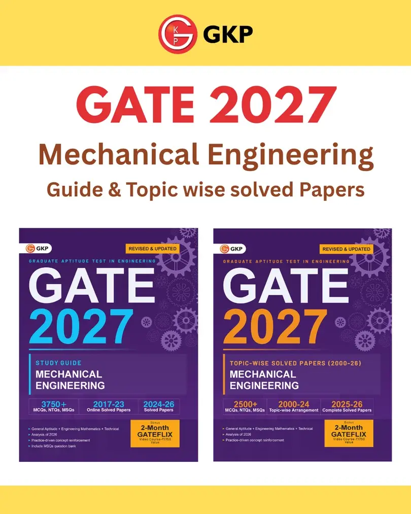 GATE-ME 2027 Preparation Set | Study Guide + Topic-wise Solved Papers of 2000-2026 | Mechanical Engineering 27 Years PYQs | GATE-ME Exam Prep Combo | Set of 2 Books