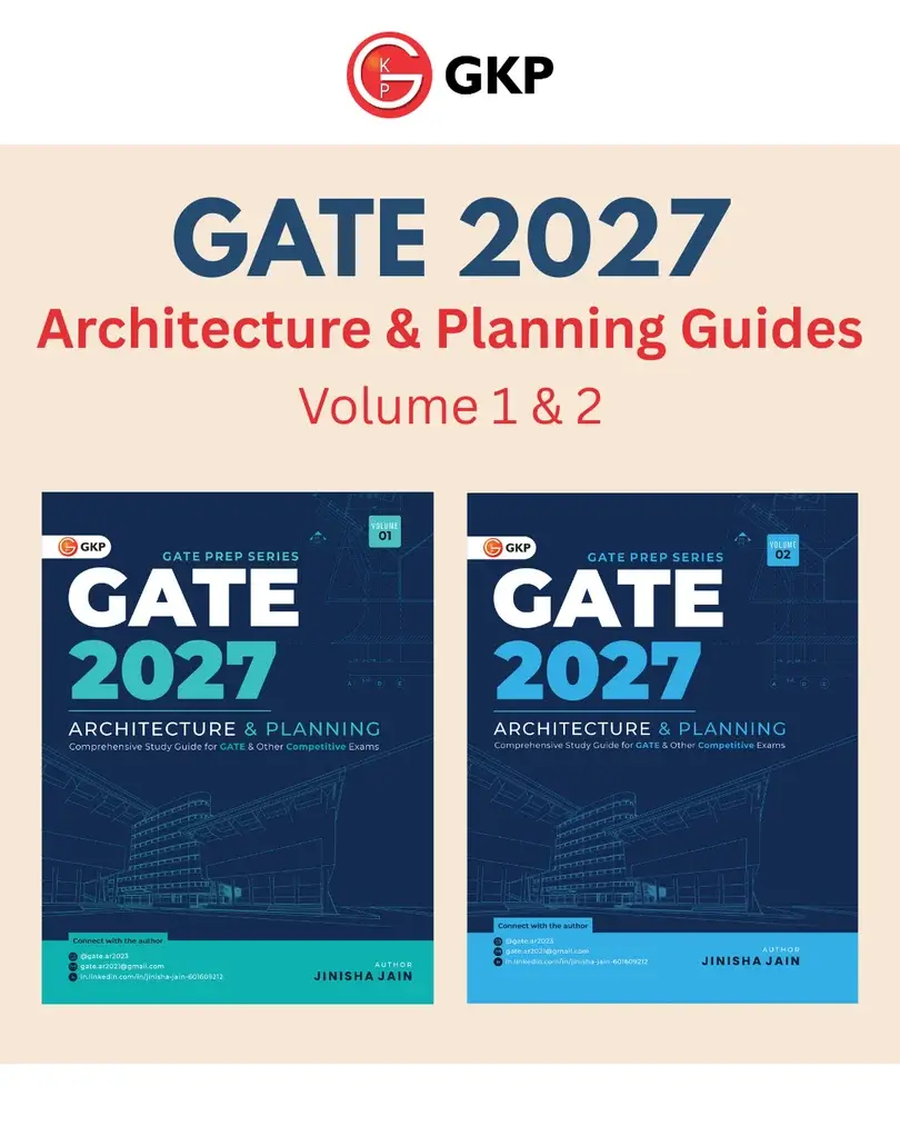 GATE-AR 2027 Preparation Set | Study Guide Vol-1 (Aptitude+Common Core) + Vol-2 (Specialized Theory)
