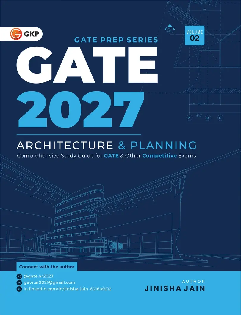 GATE-AR 2027 Guide Vol-2: Architecture (Part B1) + Planning (Part B2) Specialized Theory | Solved Papers 2017–2026 & Mock Tests