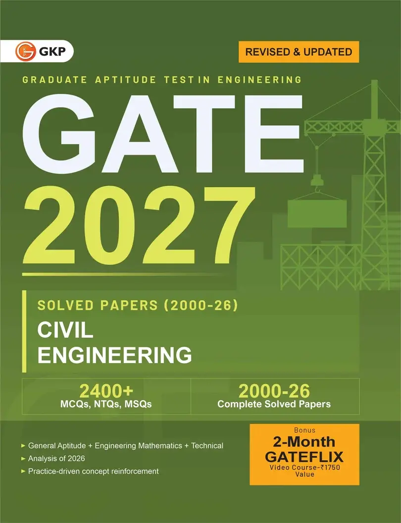 GATE-CE 2027 Year-wise Solved Papers (2000-2026) | Civil Engineering | 27 Years PYQs Trend Analysis with Detailed Solutions | GATE-CE Exam Prep Papers