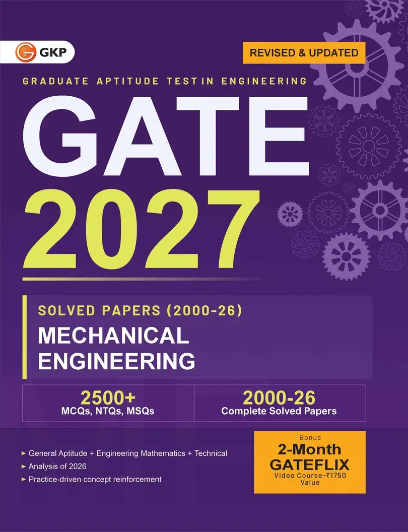 GATE-ME 2027 Year-wise Solved Papers (2000-2026) | Mechanical Engineering | 27 Years PYQs Trend Analysis with Detailed Solutions | GATE-ME Exam Prep Papers