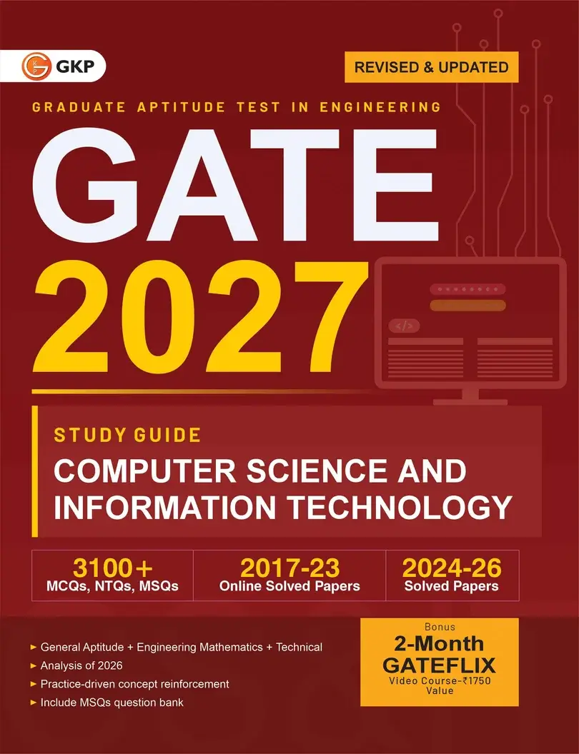 GATE-CS/IT 2027 Study Guide | Computer Science & Information Technology | 3100+ MCQs, NTQs & MSQ | 2024-2026 Solved Papers & 3 Mock Tests | GATE CS & IT Exam Prep Guide