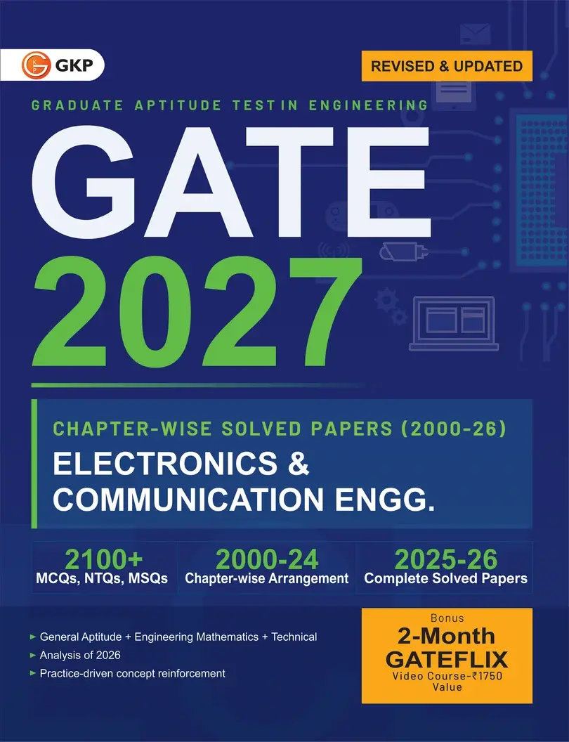 GATE-ECE 2027 Chapter-wise Solved Papers (2000-2026) | Electronics & Communication Engineering