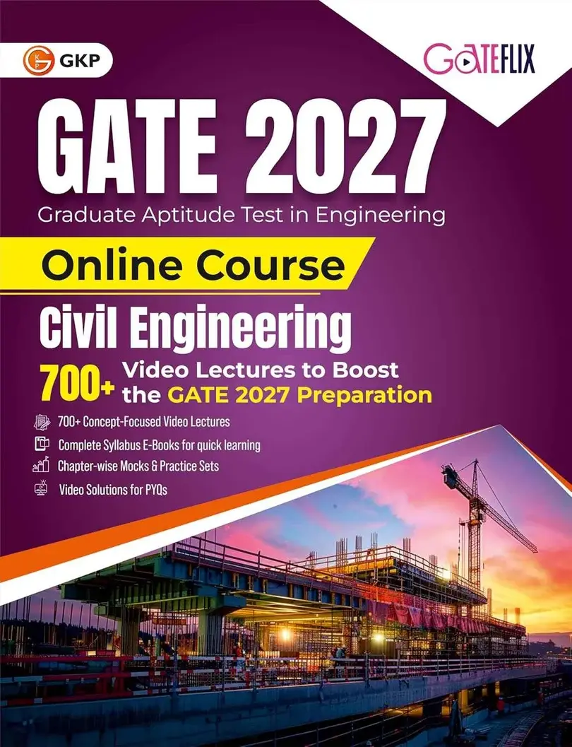 GATE 2027 Civil Engineering Course | GATE-CE Exam Prep Study Kit | Includes 700+ Concept Focused Video Lectures | Chapter-wise Mocks & Practice Sets | Video Analysis for PYQs | GateFlix