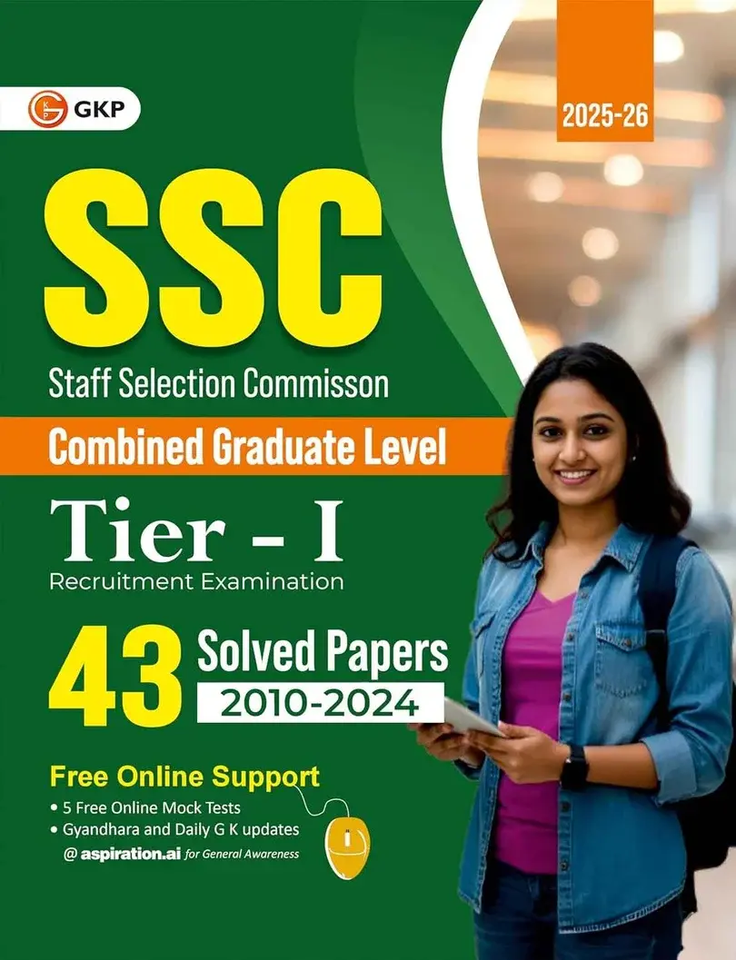 SSC-CGL 2026: 43 Solved Papers of 2010-2024 (Tier-1) | Includes Mock Test Booklets | SSC Combined Graduate Level Exam
