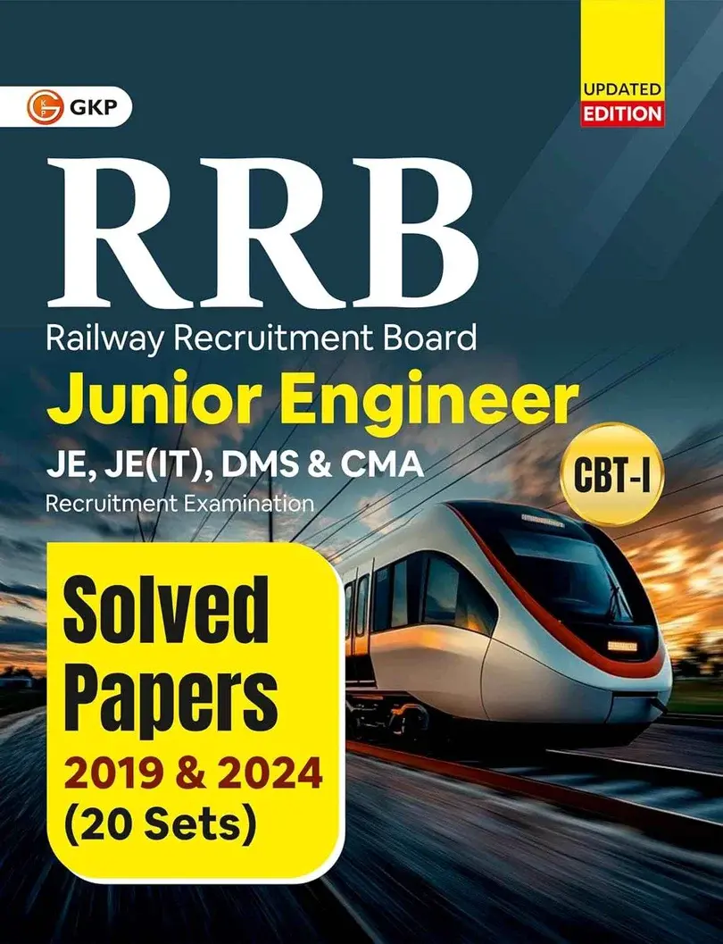 RRB-JE 2026: CBT-1 | JE, JE(IT), DMS & CMA - Previous Year Solved Papers of 2019 & 2024 (20 Sets)