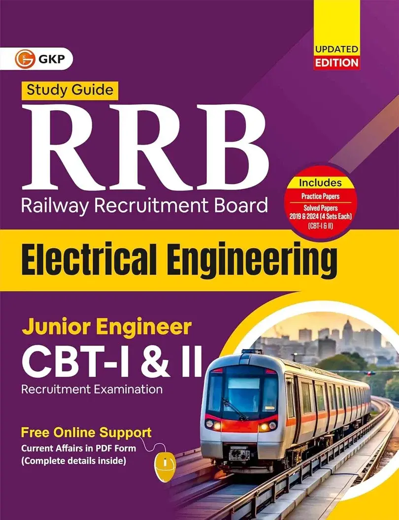 RRB-JE 2026: Electrical Engineering Study Guide (CBT-1 & 2) | Includes 2019 & 2024 Solved Papers (4 Sets Each) & Practice Papers