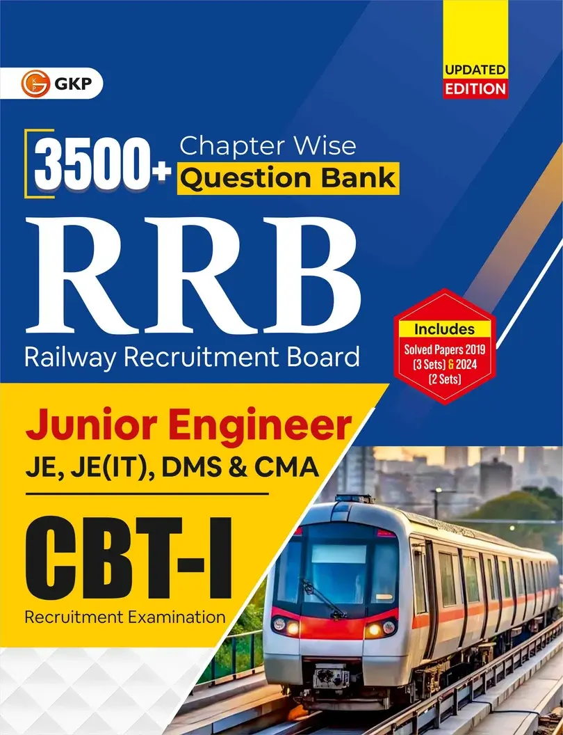 RRB-JE 2026: (CBT-1) 3500+ Chapter-wise Question Bank | Includes Solved Papers of 2019 (3 Sets