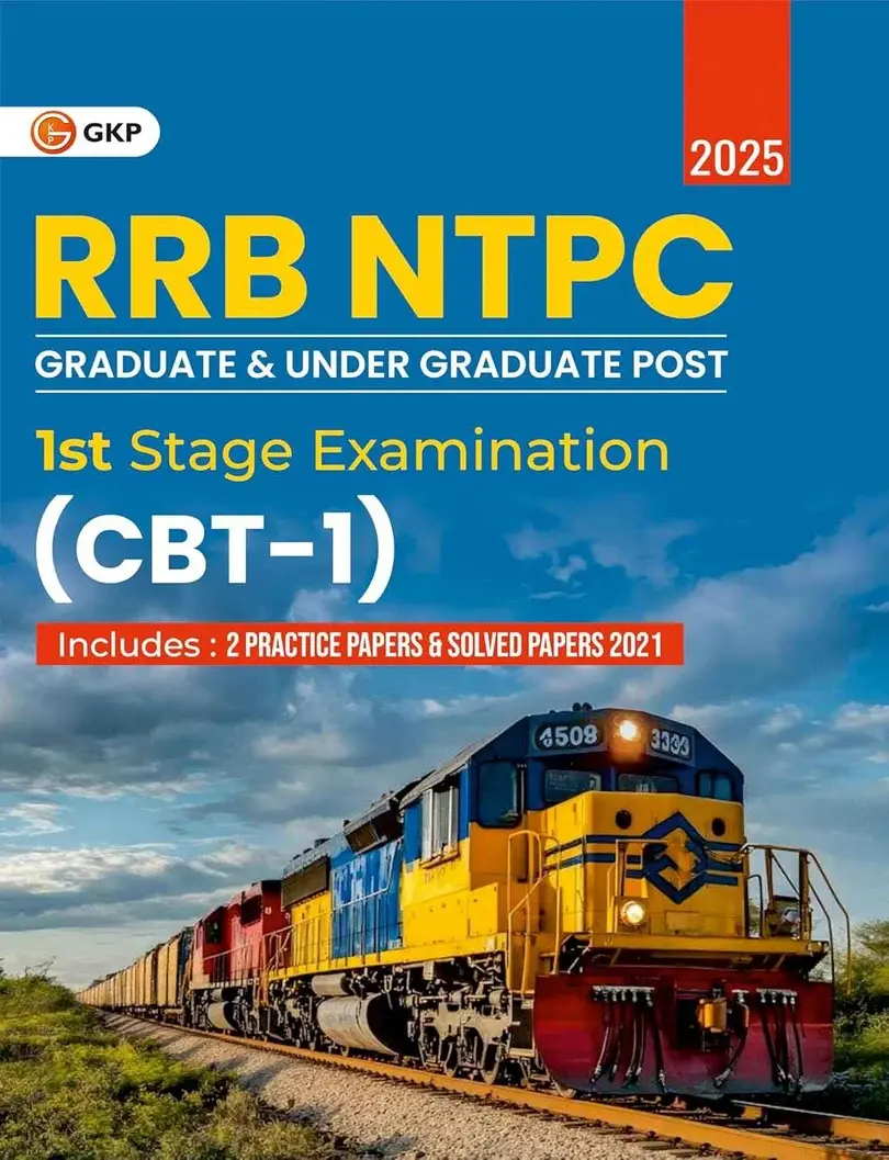 RRB-NTPC 2025-26: Study Guide for Graduate & Under Graduate Posts (CBT-1) - 1st Stage Exam | Includes 2 Practice Papers & Solved Paper of 2021 | RRB NTPC Exam Prep