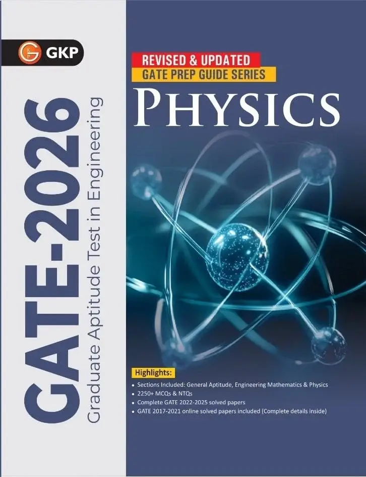 GATE 2026: Physics Study Guide | 2250+ MCQs & NTQs | Includes GATE 2022-2025 Solved Papers | Full-Length Mock Tests | GATE Prep Guide | With GateFlix Test Series