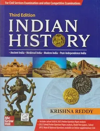 Indian History (English), 3e for UPSC 2026 | Krishna Reddy