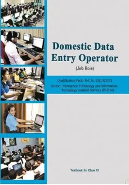 NCERT Domestic Data Entry Operator (Job Role) for Class 9 - latest edition as per NCERT/CBSE