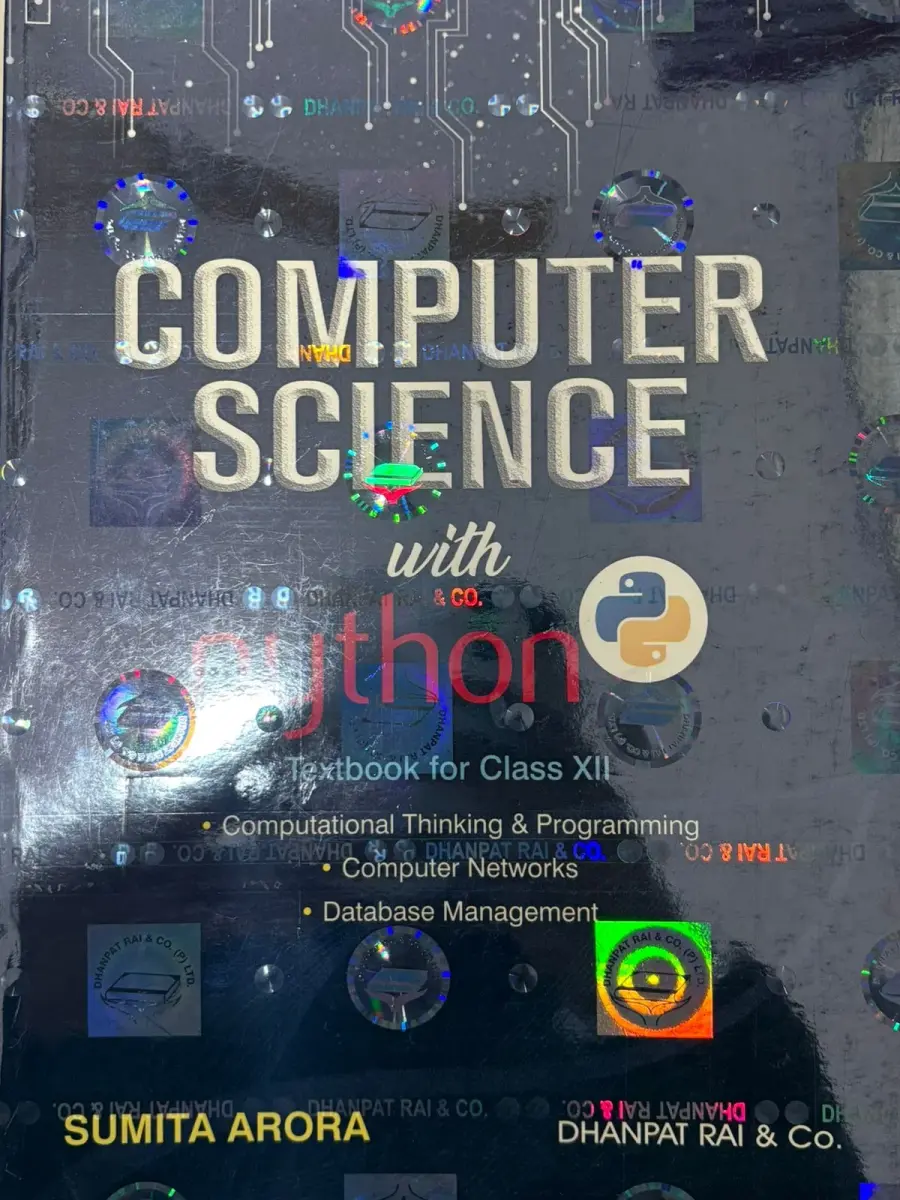 Dhanpat Rai Computer Science with python class 12 by Sumita Arora (2026-27)