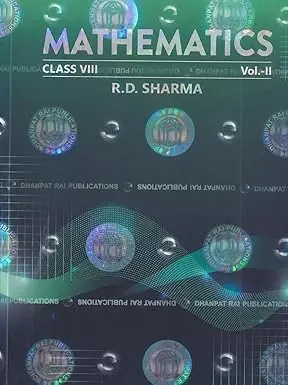 R D Sharma Class 8 Part 2 Mathematics 2026 Edition | for 2026-27 CBSE Examinations