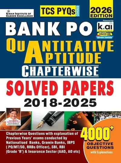 Bank PO Quantitative Aptitude Chapterwise Solved Papers PYQs 4000+ Objective Questions 2026 Edition (English Medium) (6034)