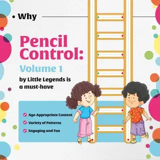 Lil Legends Pencil Control Pattern Tracing Book Vol 1 for Toddlers | First Book For Fun Tracing Activities | Pre-Writing Workbook | For Pre-Nursery/Nursery/LKG | Age 3+